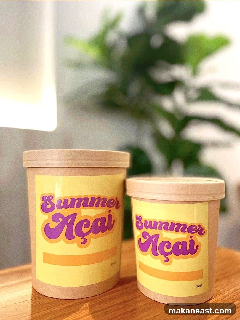 Summer Açaí Containers