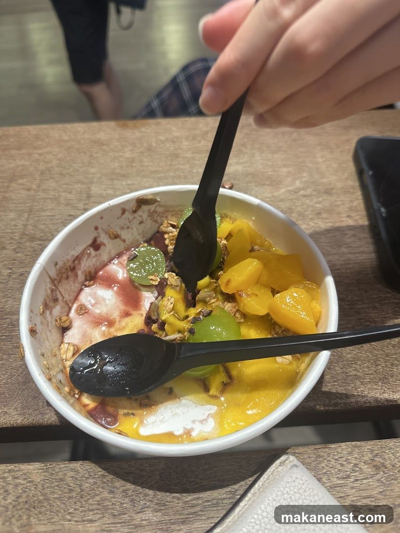 Acai Bowl with Fruit and Granola