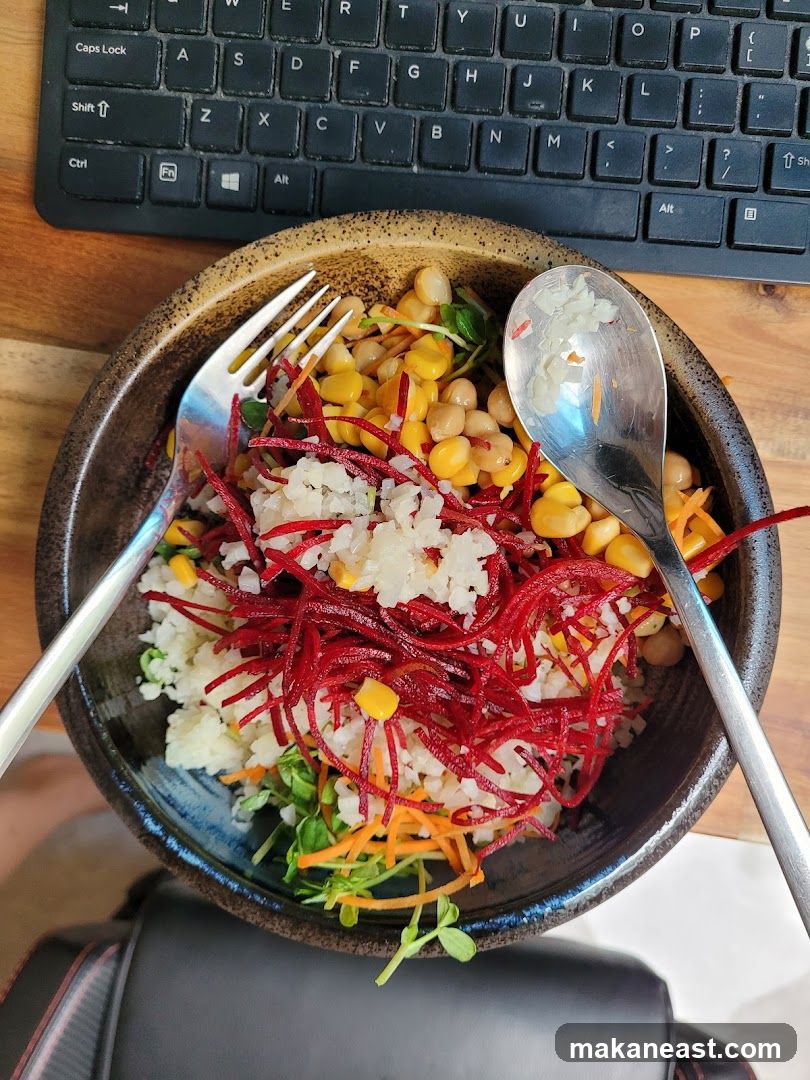 Salad Bowl with Keyboard