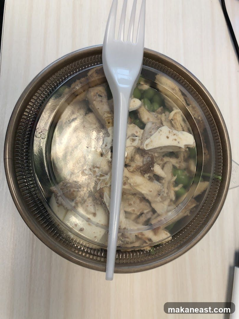 Takeout Salad with Fork