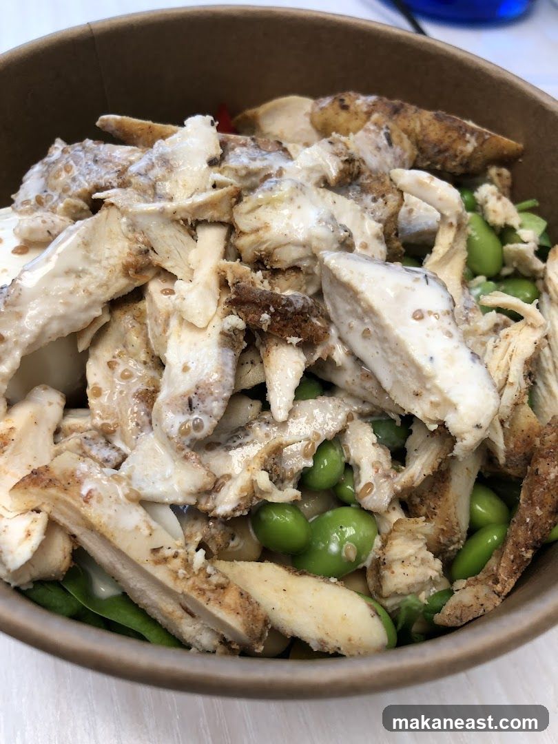Chicken and Edamame Bowl