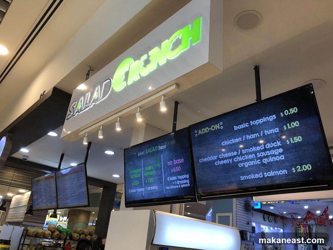 Salad Crunch Menu