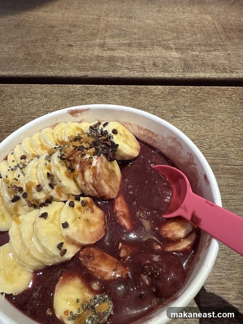 Acai Bowl with Banana Slices