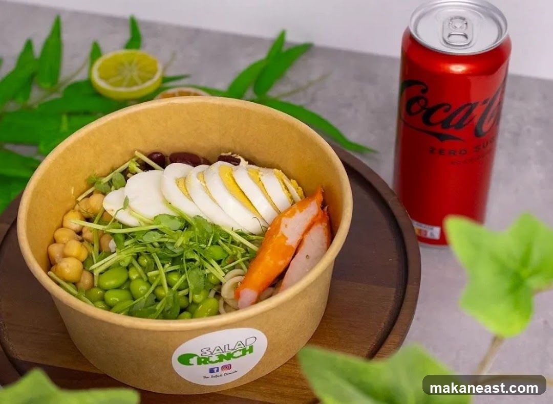 Salad Bowl with Coca-Cola Zero Sugar
