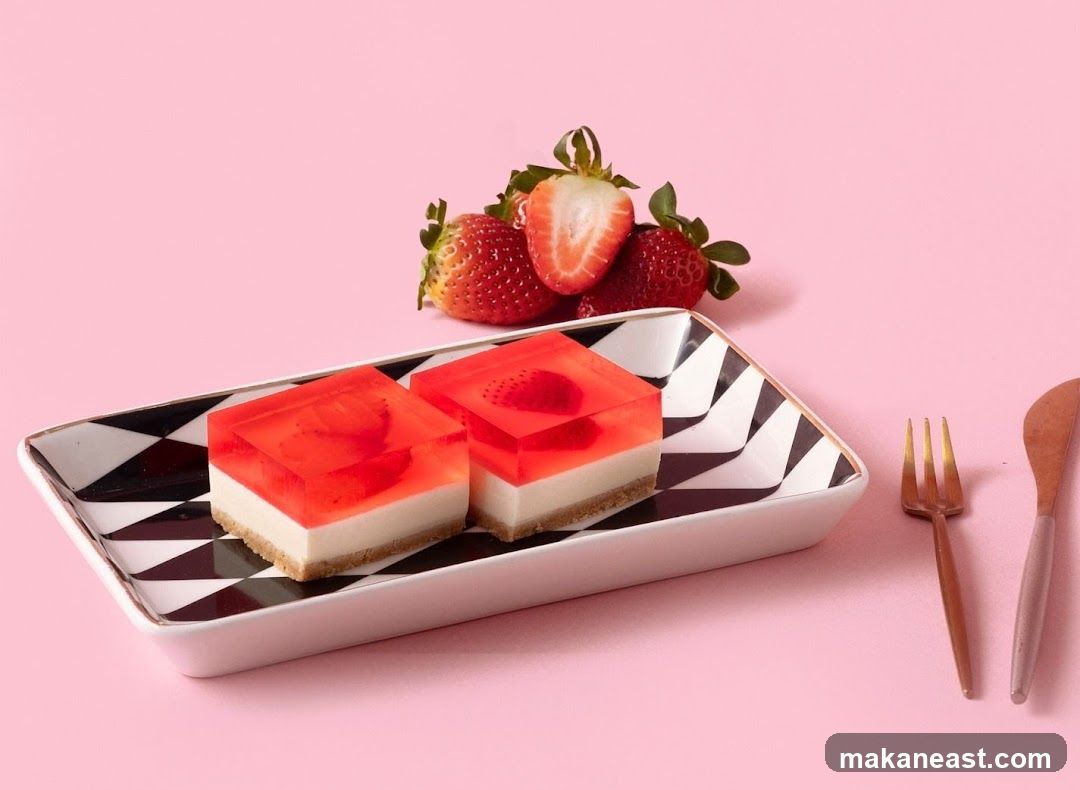 Strawberry Jelly Desserts