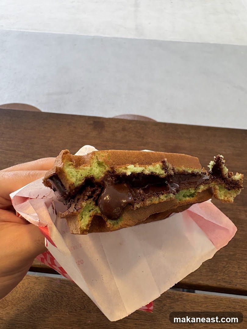 Chocolate Filled Waffle