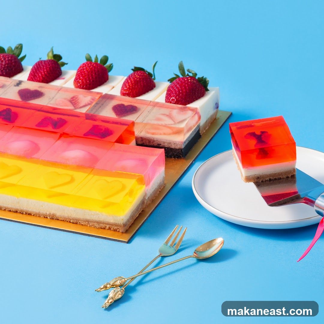 Assortment of Jellied Cheesecakes
