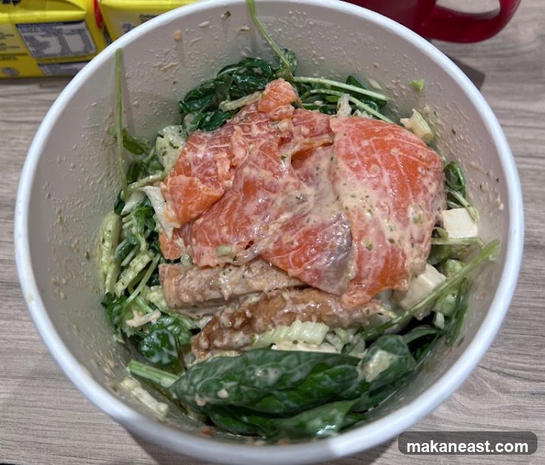 Salmon Salad Bowl