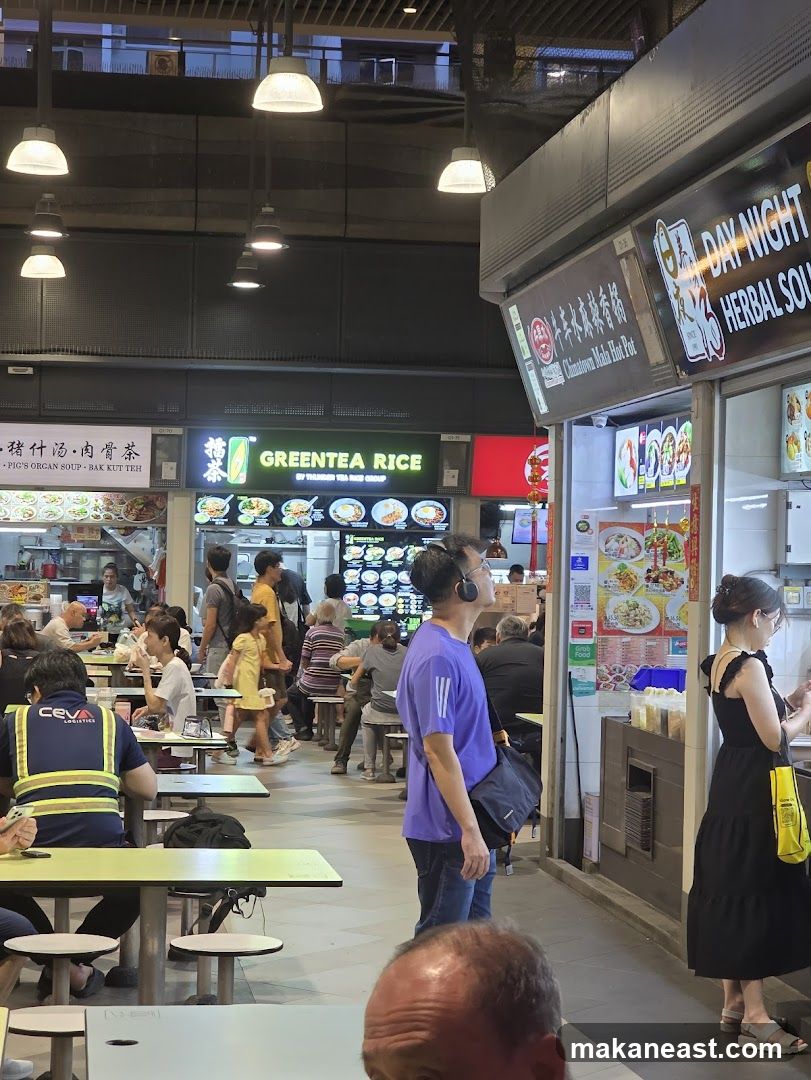 Food court with various stalls