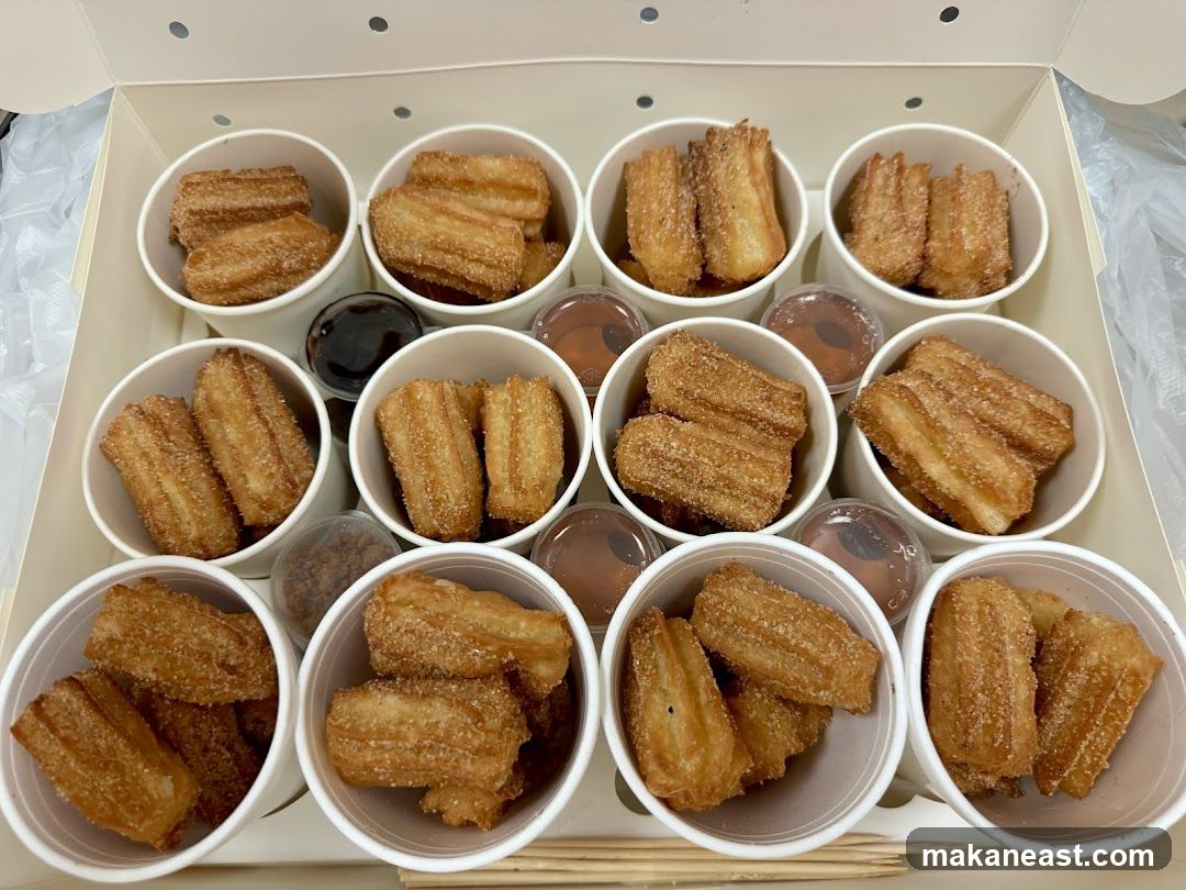 Churros with Dipping Sauces