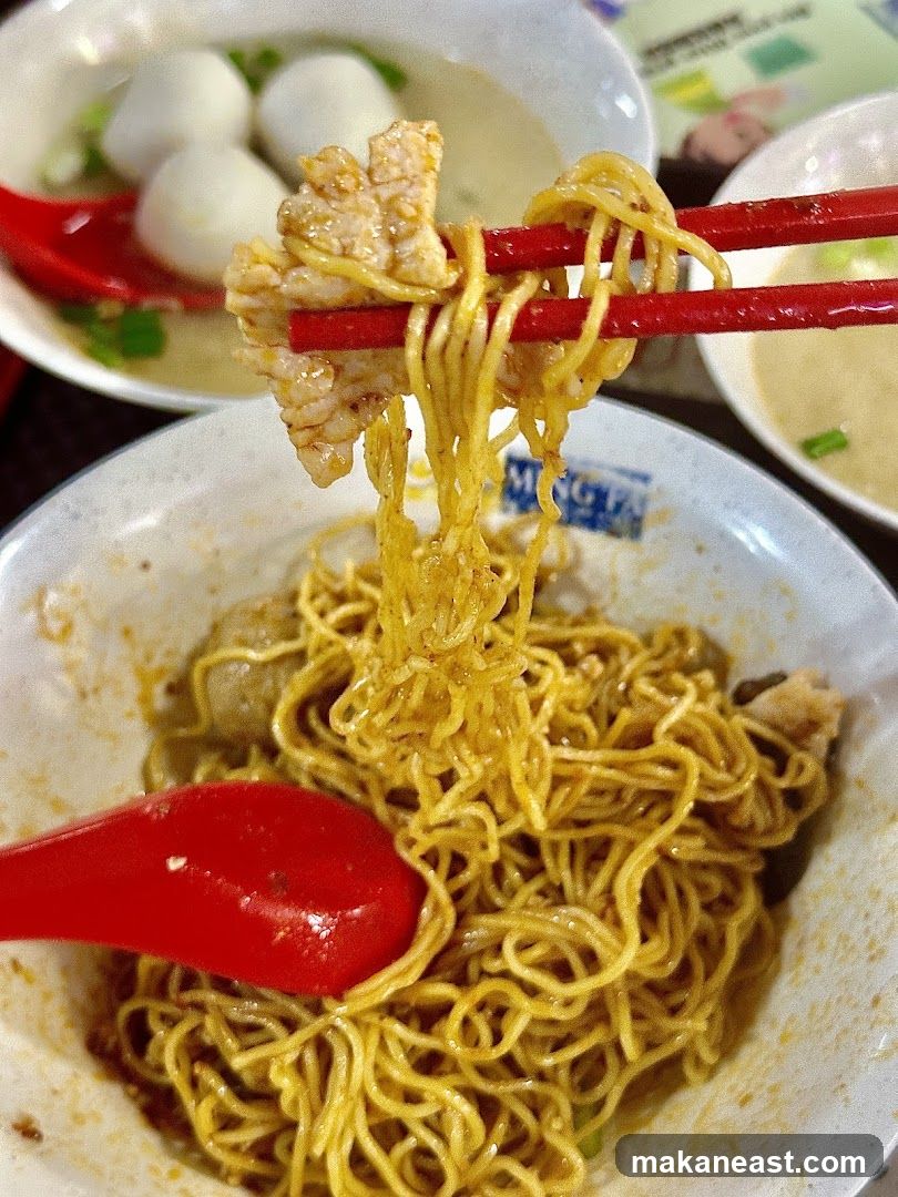 Noodles with Pork and Fish Balls