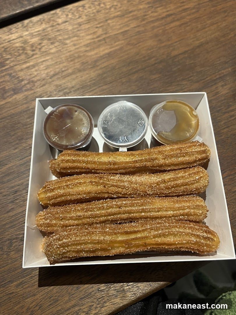 Churros with Dipping Sauces