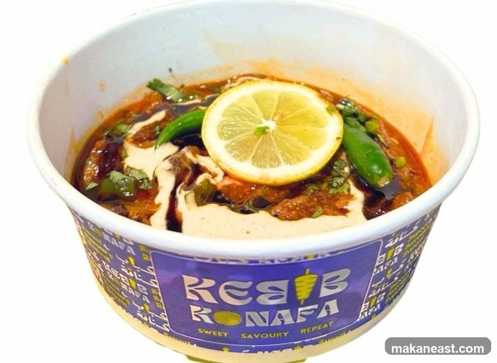 Kebab Konafa Dish