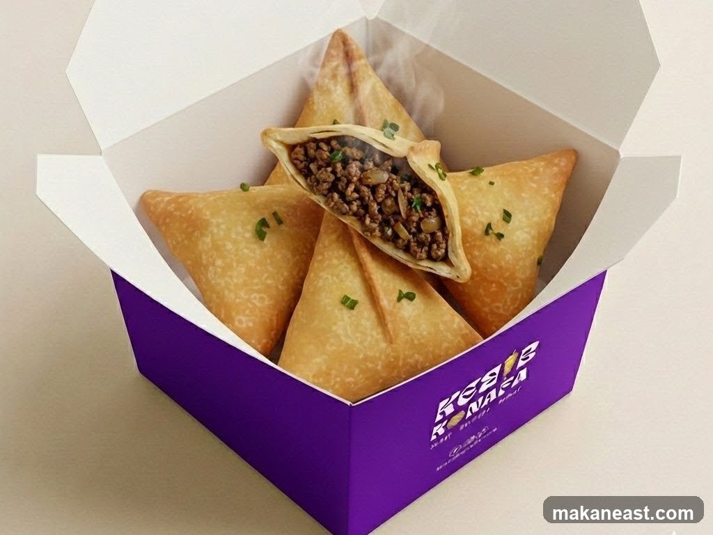 Meat Samosas in a Box