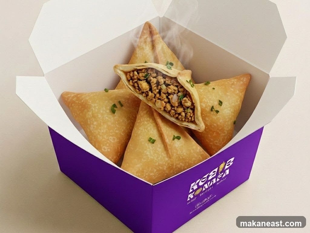 Samosas in a box
