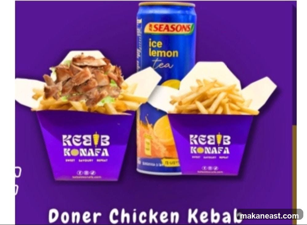 Doner Chicken Kebab Meal
