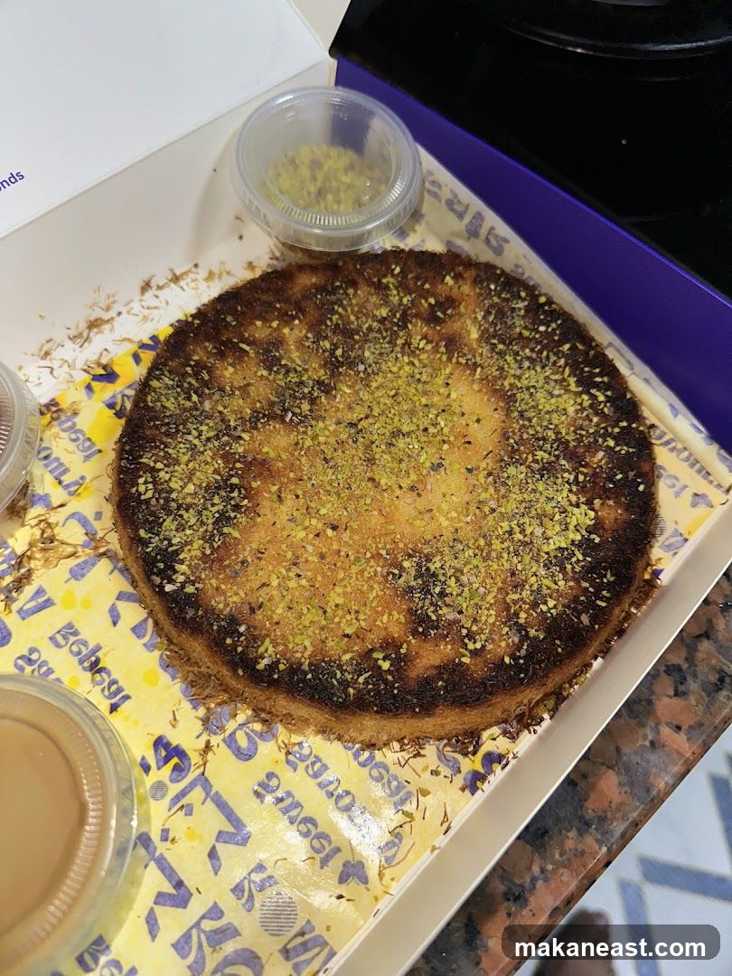 Kunafa with Pistachios
