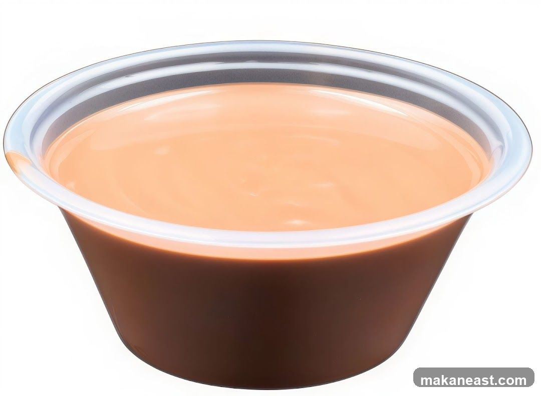 Sauce in a cup
