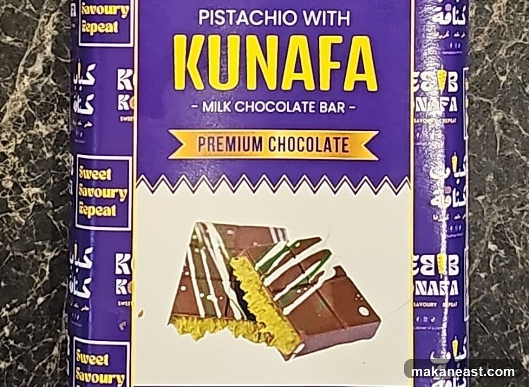 Pistachio Kunafa Milk Chocolate Bar