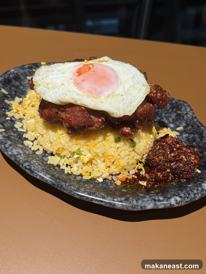Fried Rice with Meat and Egg