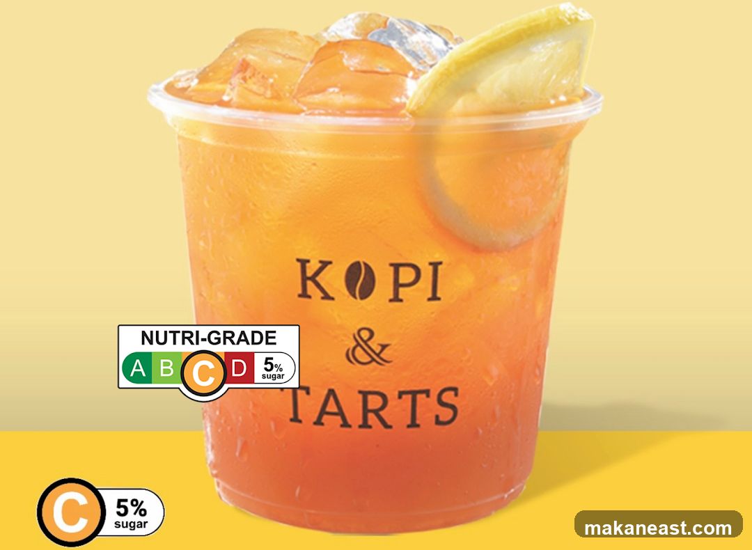 Iced Tea with Nutri-Grade Label