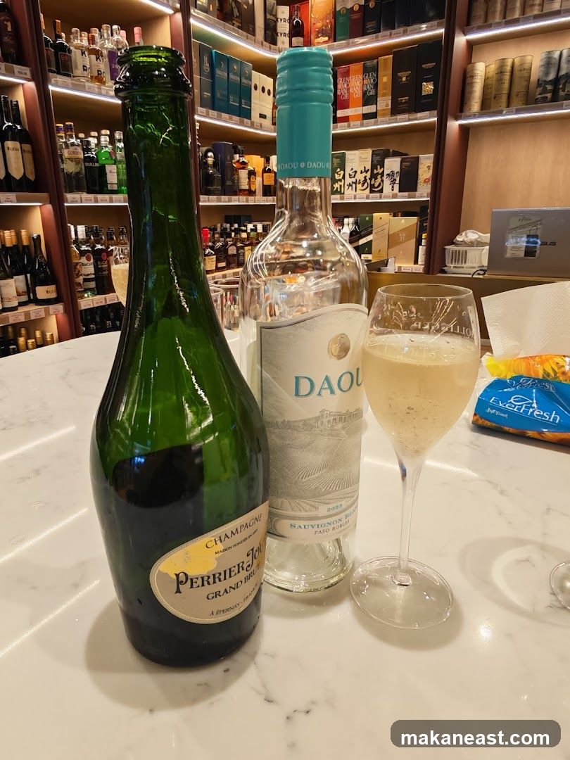 Wine Bottles and Glass