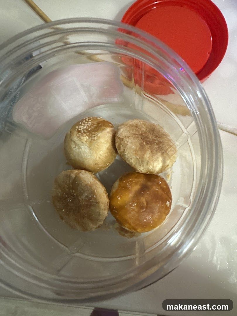 Pastries in a Container