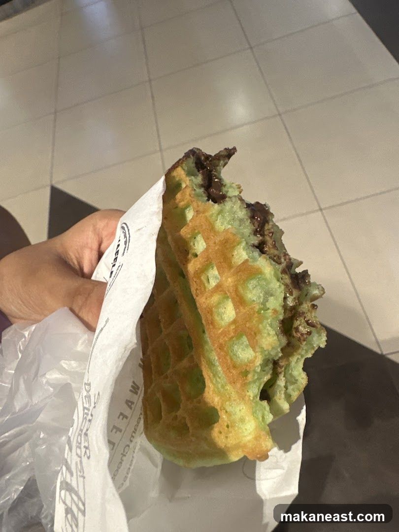 Waffle with Chocolate Filling