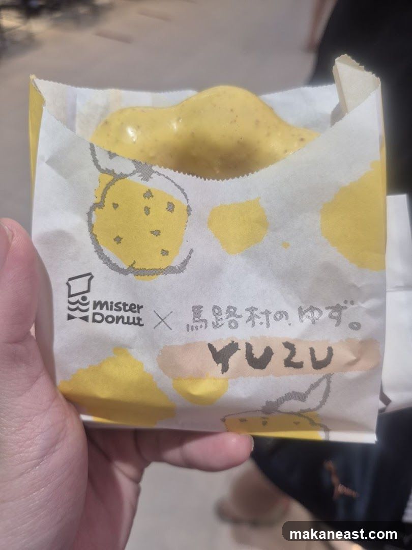 Mister Donut Yuzu Pastry