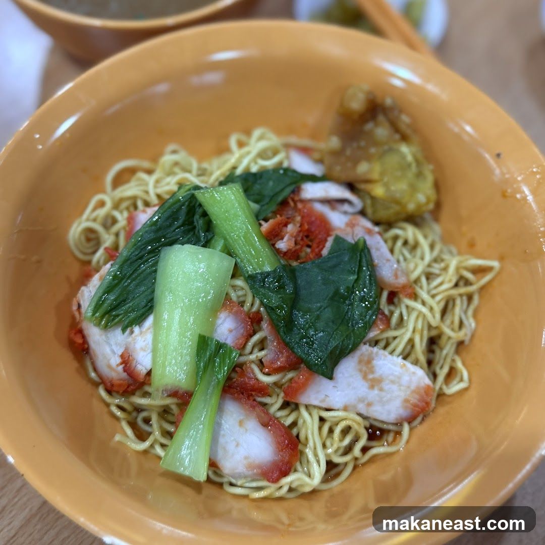 Noodles with Char Siu and Wonton