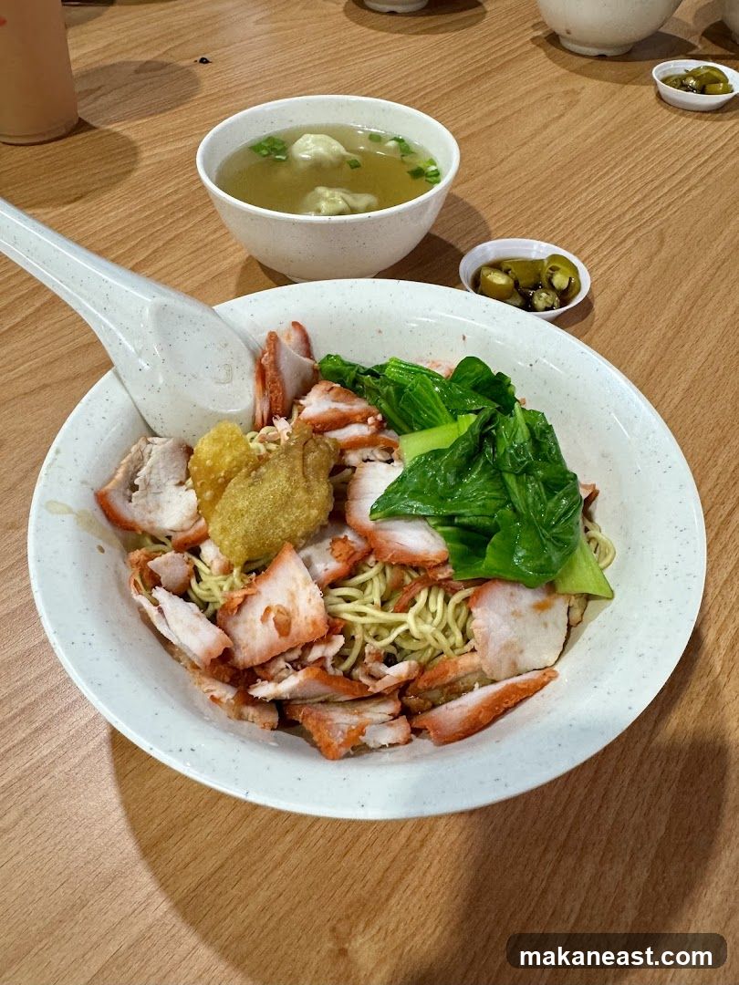 Noodles with Char Siu and Wontons