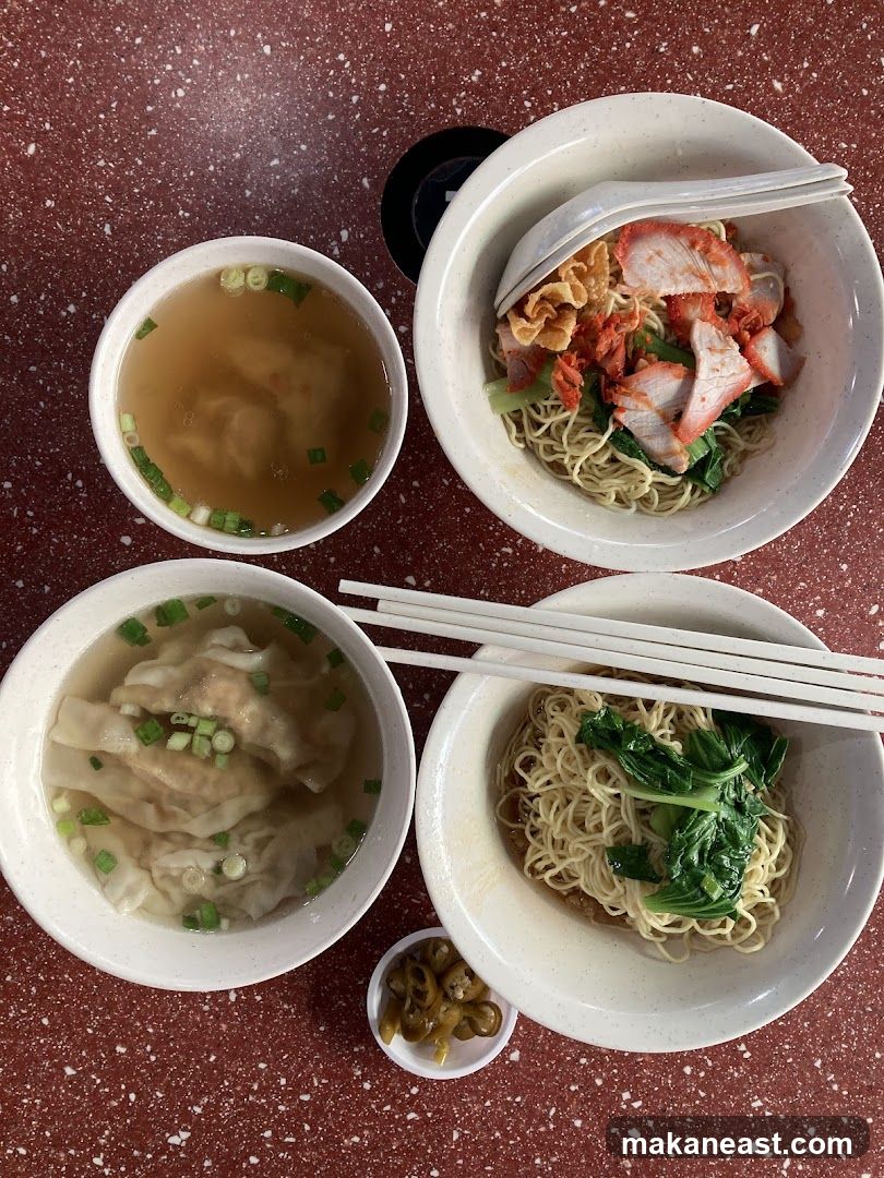 Noodles and Wontons