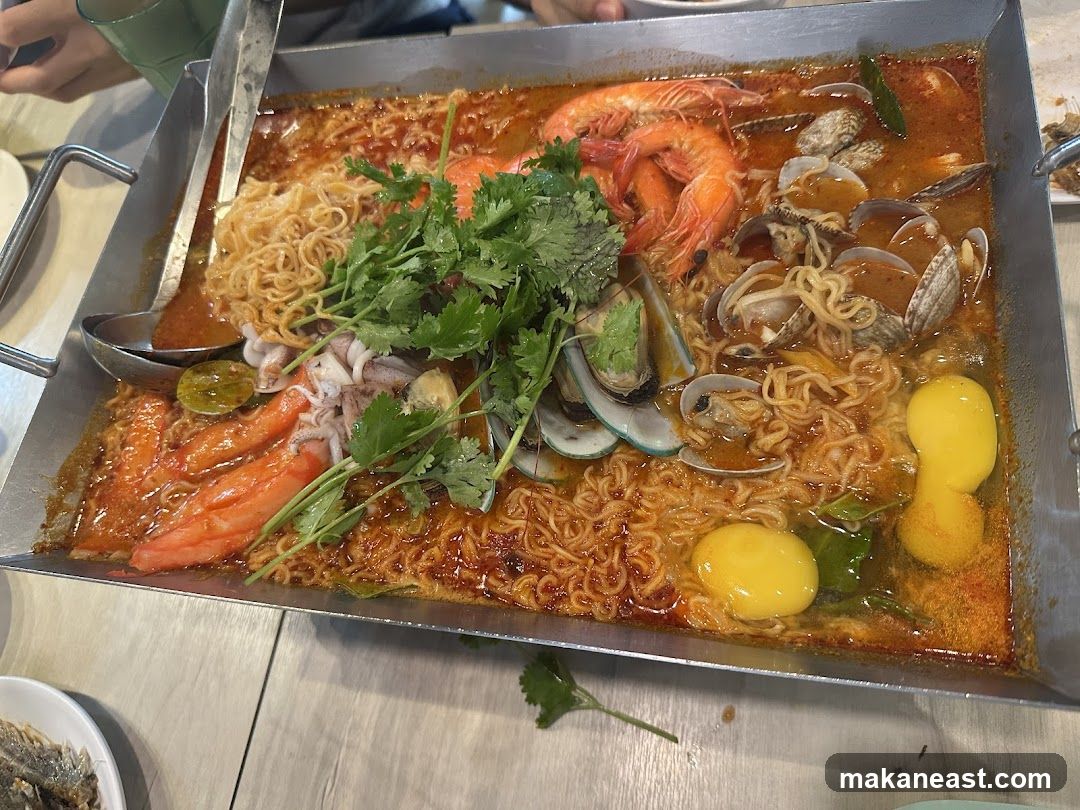 Seafood Noodle Dish