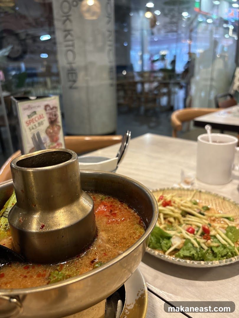 Thai Food at a Restaurant