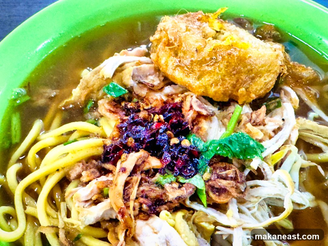 Noodle Soup with Fried Egg