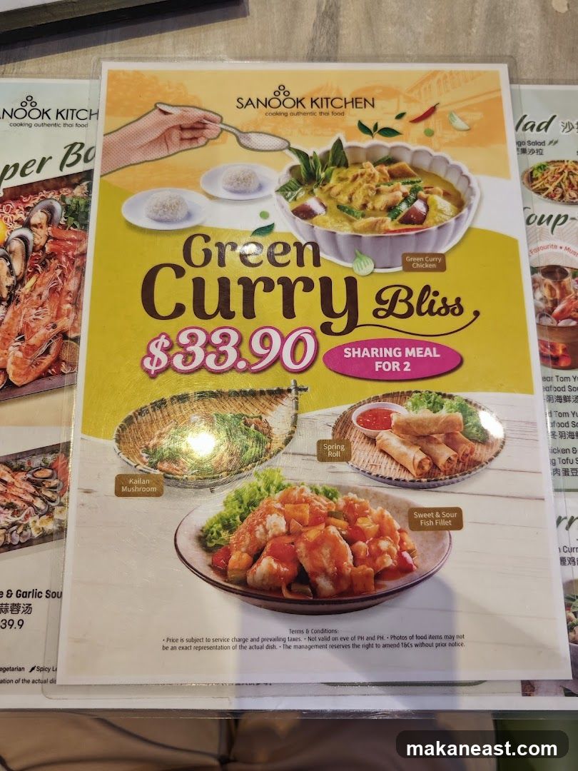 SANOOK KITCHEN Green Curry Bliss