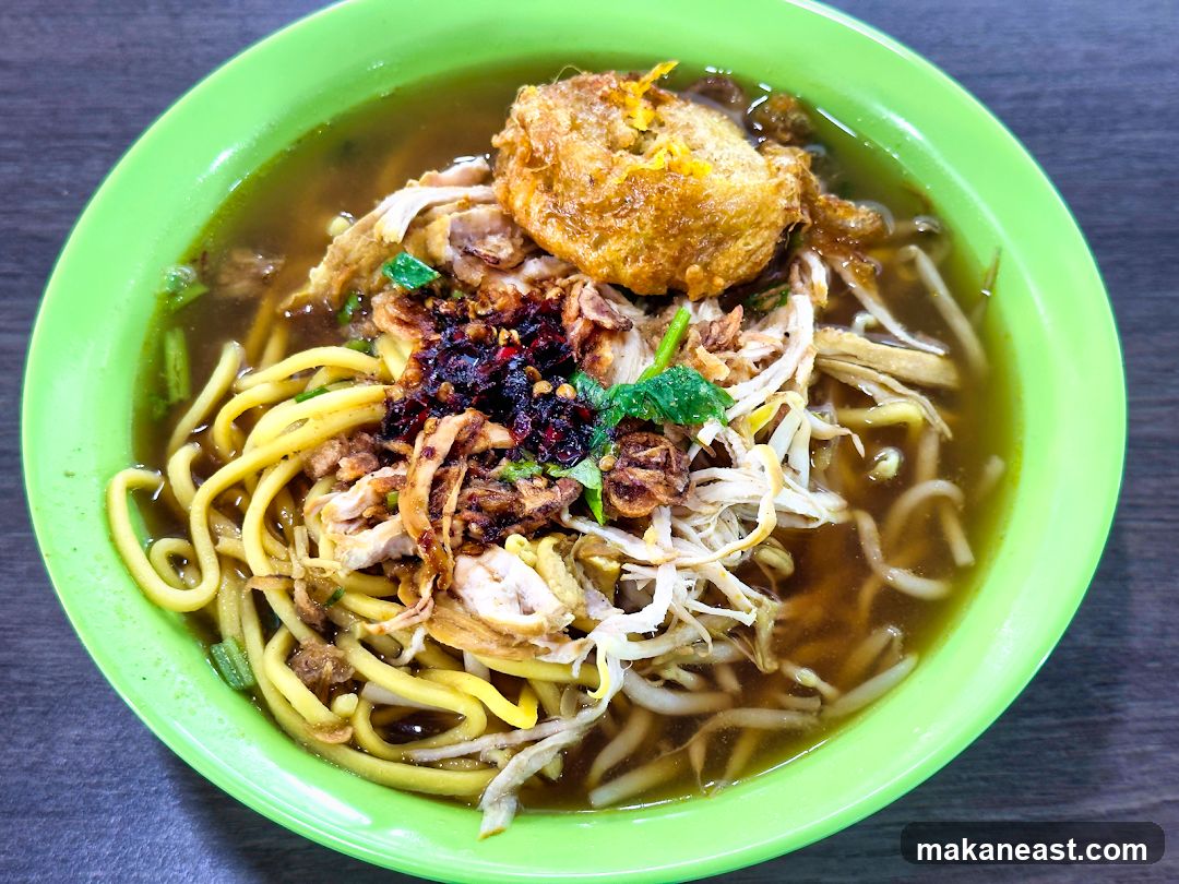Noodle Soup with Fried Egg