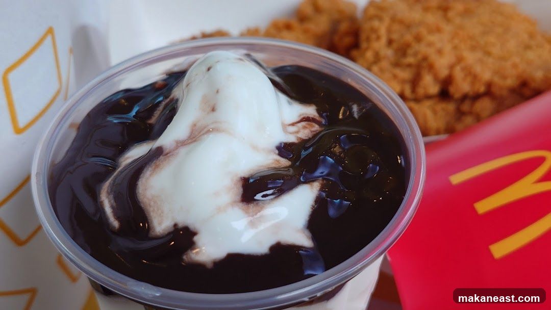 McDonald's Sundae and Chicken Nuggets