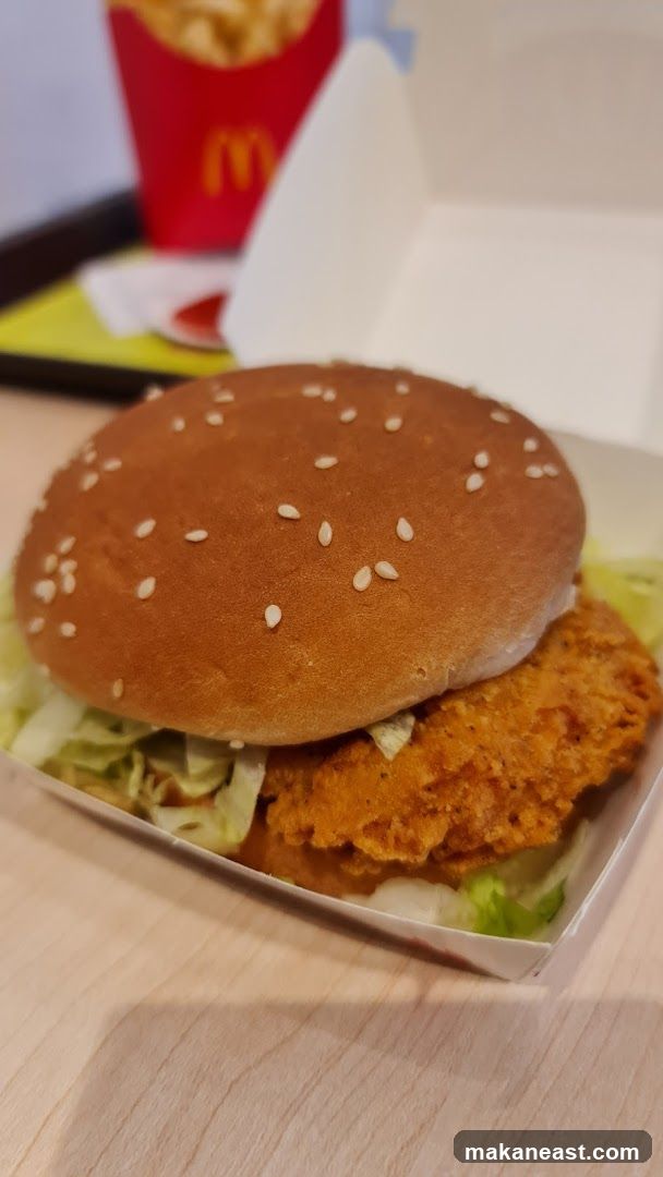 Chicken Sandwich and Fries
