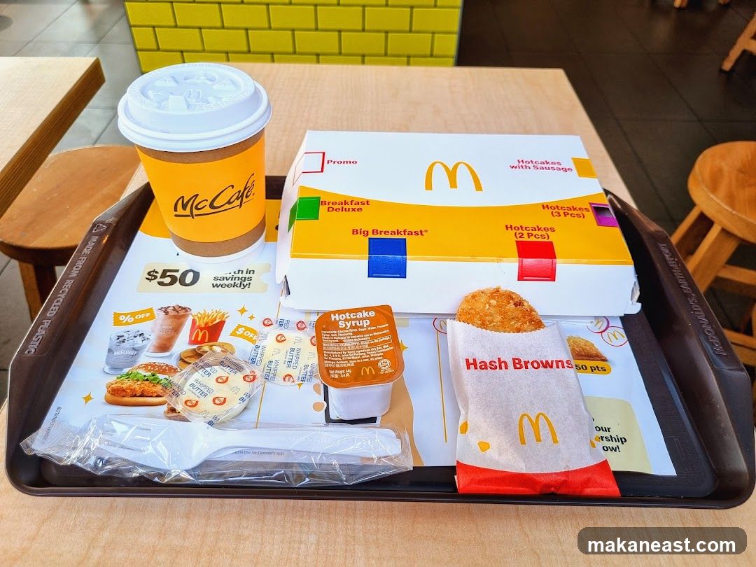 McDonald's Breakfast Tray