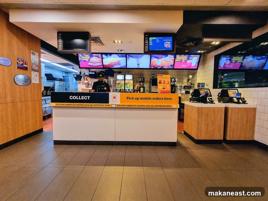Fast Food Restaurant Counter