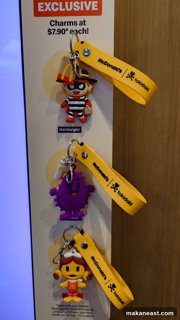 McDonald's x tokidoki Charms