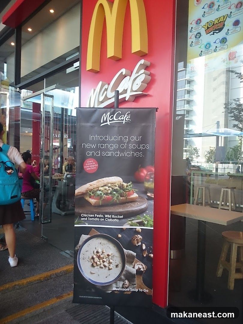 McCafé Soups and Sandwiches