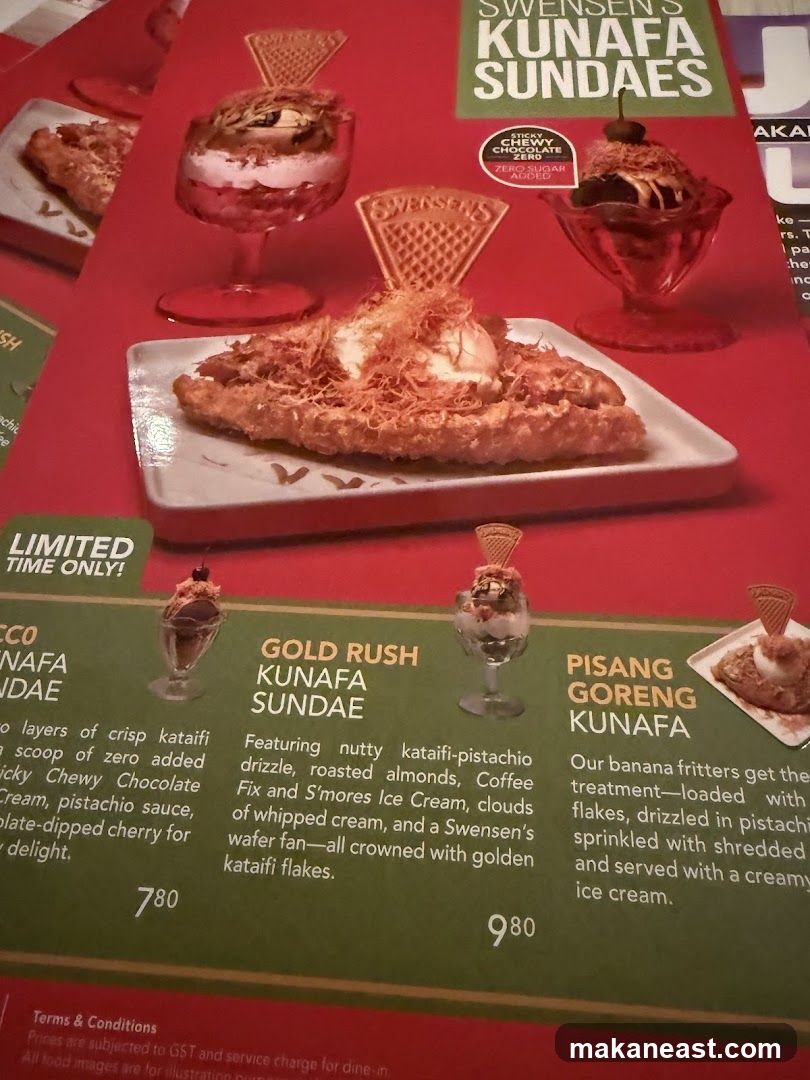 SWENSEN'S KUNAFA SUNDAES