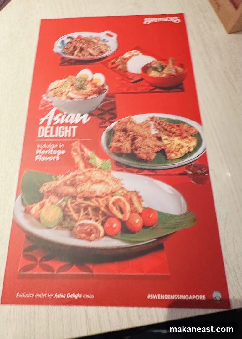 Asian Delight Menu