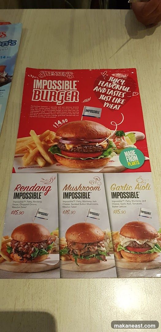 Swensen's Impossible Burgers