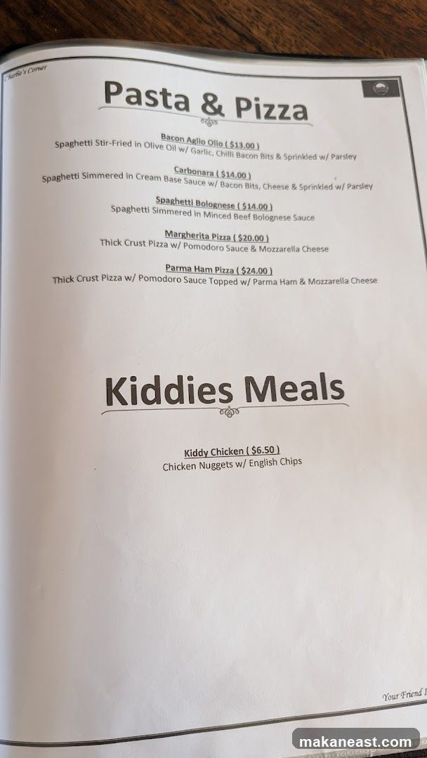 Pasta & Pizza Kiddies Meals