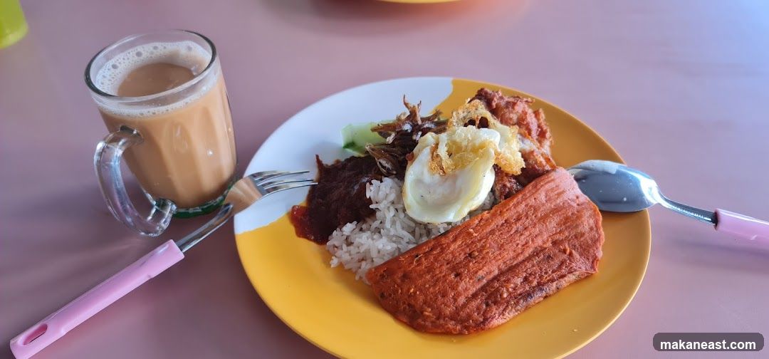 Nasi Lemak and Teh Tarik