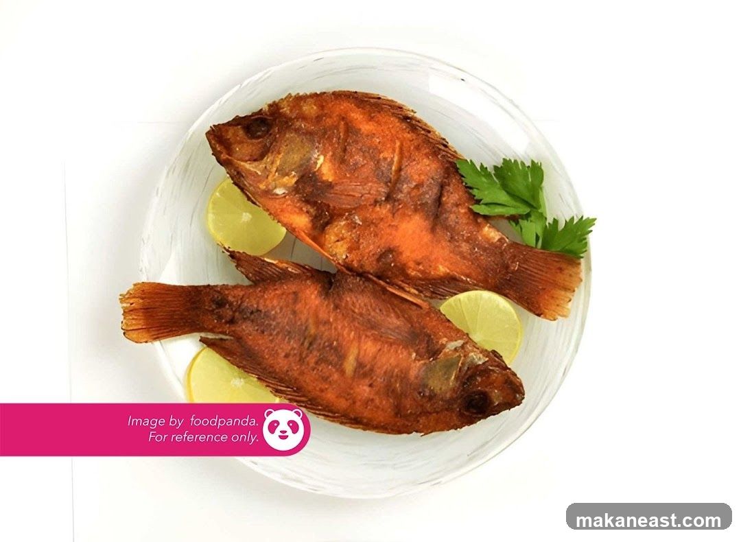 Fried Fish with Lemon and Parsley