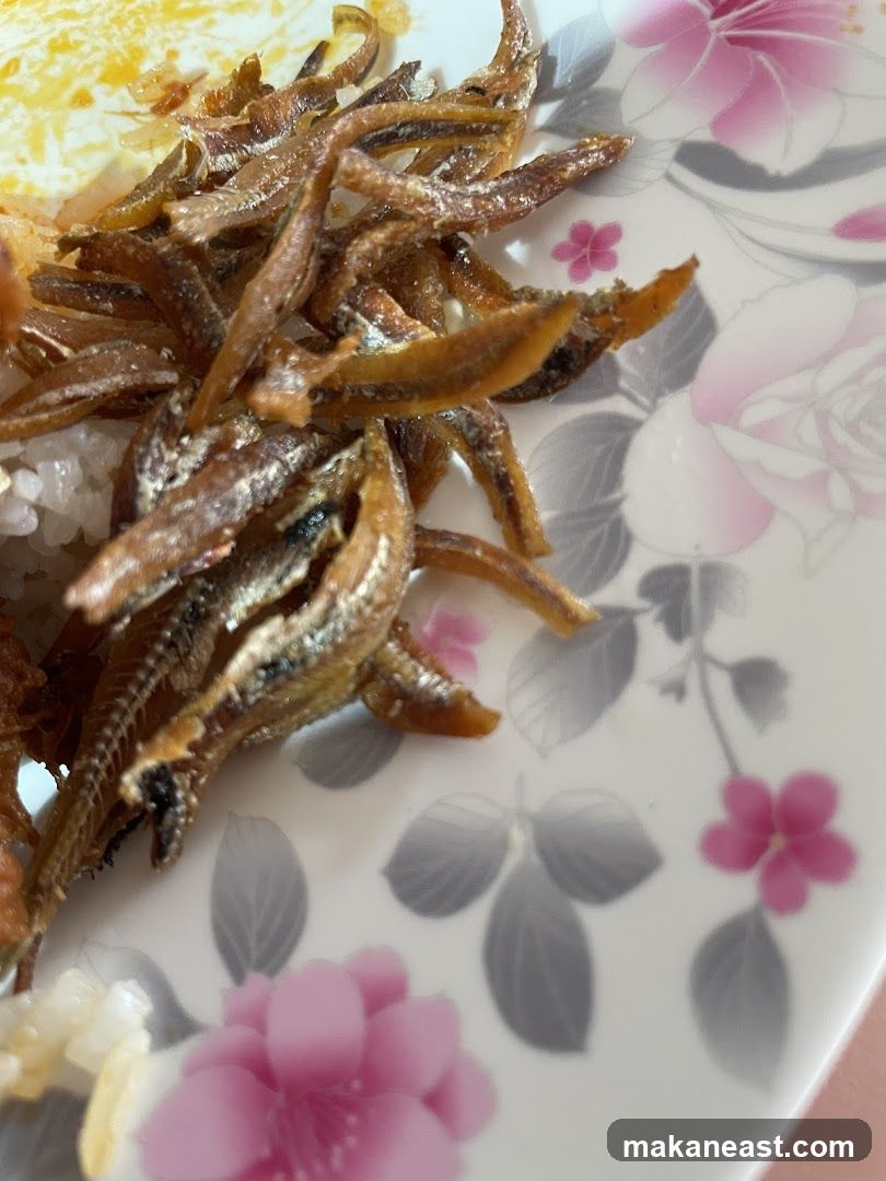 Fried Anchovies and Rice